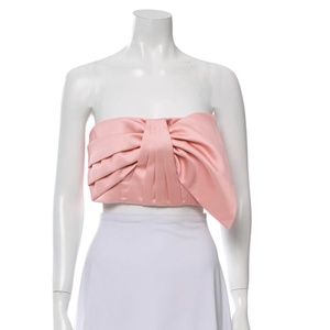 AMUR Strapless Crop Top
